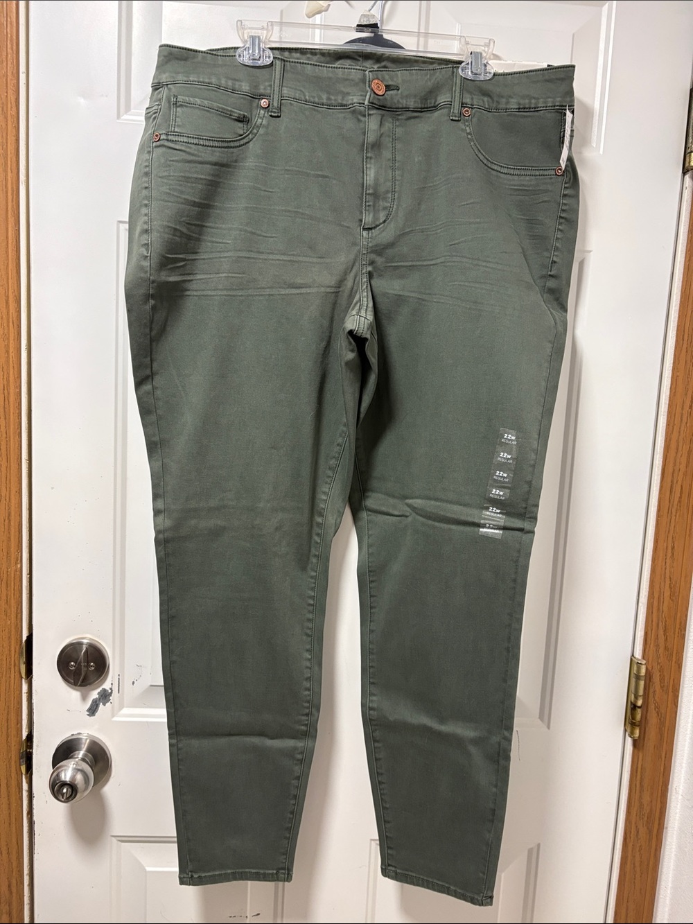Maurices  Olive Jeggings Stretch Jeans